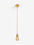Pink ES lamp holder cable kit with adjustable drop, UK version