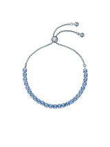 Bracelet Ted Baker Icon Slider, bracelet tennis saphir clair, 21 cm