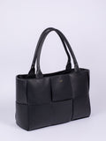 LRM Goods personalised Lettie tote bag in Italian leather (British brand)