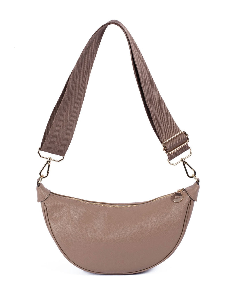 LRM Goods personalised leather Fleur hip bag - British product