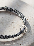 Posh Totty Designs men's bracelet silver tone 21cm, imported from the UK