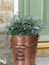 Next Dibor Copper Bucket Garden Planter H31 x W31cm- Buy online at McGrocer