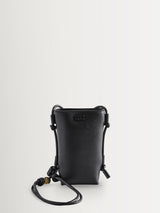 Next GANNI Black Bou Leather Cross-Body Bag- Buy online at McGrocer