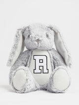 Next Alphabet Grey Personalised Soft Plush Mini Bunny 23-34cm- Buy online at McGrocer