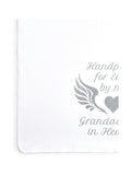 Dollymix personalised white cotton blanket, UK version