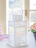 Jonnys Sister personalised couples garden lantern - British product