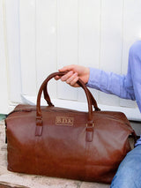Next Jonnys Sister Personalised Nuhide Faux Leather Holdall- Buy online at McGrocer