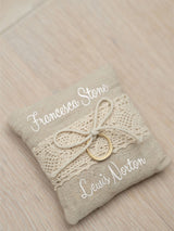 Next Jonnys Sister Personalised Wedding Ring Cushion- Buy online at McGrocer