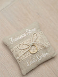 Jonnys Sister personalised wedding ring cushion 20cm, UK version