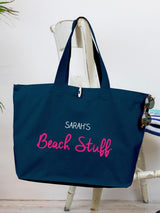 Next Jonnys Sister Personalised Canvas Beach Bag 40x39x19cm- Buy online at McGrocer
