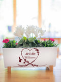 Jonnys Sister personalised wedding planter 32x15x15 cm, imported from the UK