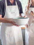 Personalised Couples Matching 100% Cotton Apron by Jonnys Sister