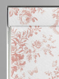Laura Ashley roman blind Dark Blush Pink Walled Garden print - British product