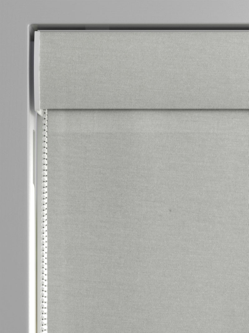 Laura Ashley Steel Grey Middleton velvet roman blind, UK version