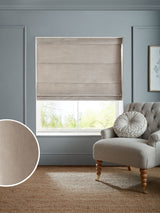 Next Laura Ashley Truffle Natural Middleton Made to Measure Roman Blind- Buy online at McGrocer
