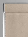 Laura Ashley truffle natural made to measure roman blind - British product