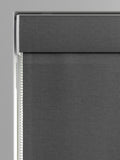 Laura Ashley pale charcoal grey velvet roman blind (British brand)