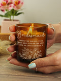 PMC personalised wedding candle jar with vanilla scent, imported from the UK