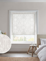 Next Laura Ashley Grey Josette Sheer Made to Measure Roller Blind- Buy online at McGrocer