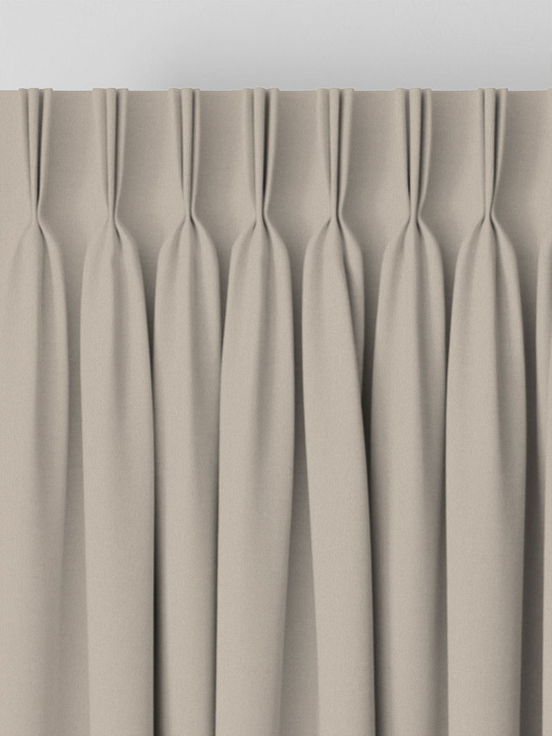 Laura Ashley natural Middleton velvet made to measure curtains (British brand)
