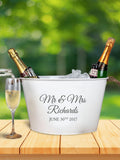 Jonny's Sister personalised wedding wine cooler, imported from the UK