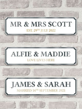 Next Jonnys Sister Personalised Street Sign- Buy online at McGrocer