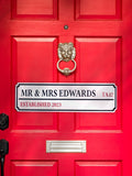 Jonnys Sister couple's street sign 48x12cm - British product