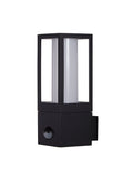 Searchlight Black Apollo outdoor wall light, UK version