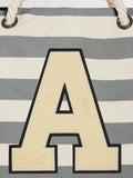 Alphabet monogrammed beach bag 30 litre - British product