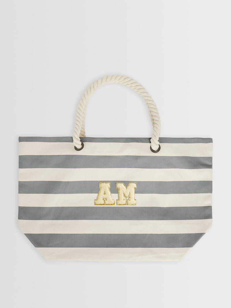 Alphabet personalisable monogrammed beach bag 26 litres, UK version