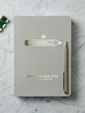 Posh Totty Designs personalised teacher notebook A5 gold foil, UK version