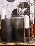 Fifty Five South Grey Hessa Glass Vase