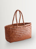 Dragon Diffusion brown leather bag large - British product