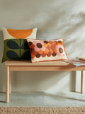 Orla Kiely retro flower stripe cushion 30x50cm - British product