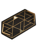 Fifty Five South Black Oriana slate tray 37x18cm - British product