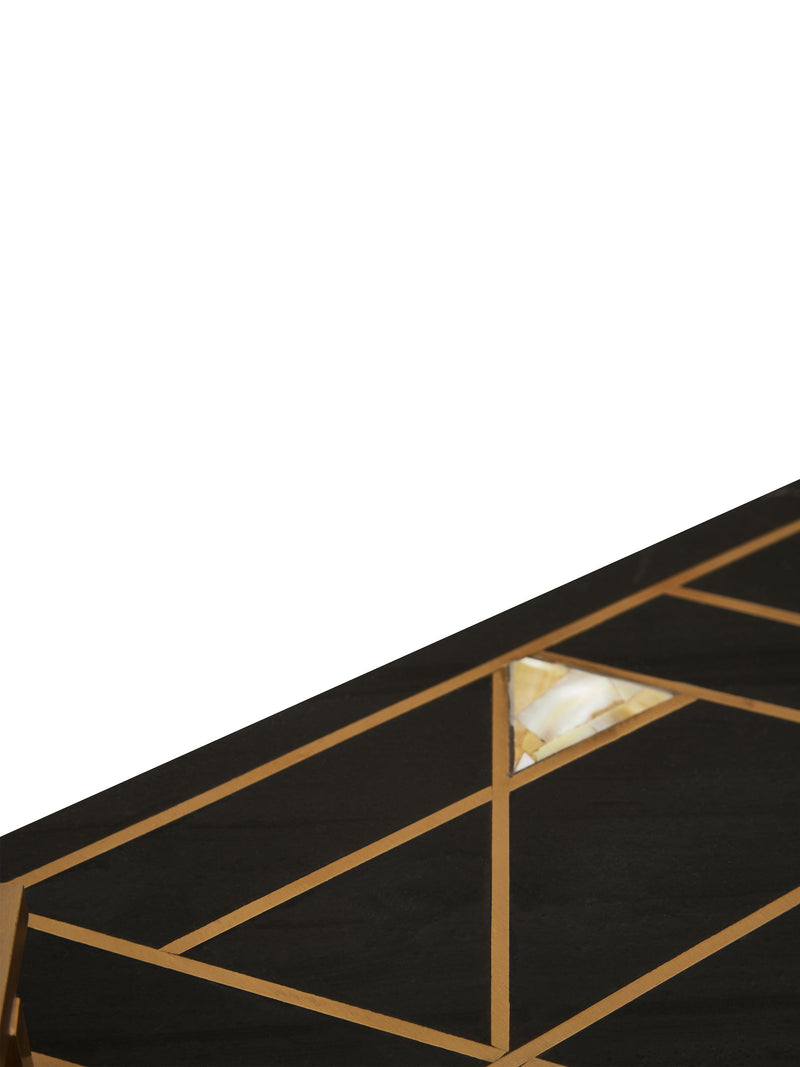 Fifty Five South Black Oriana slate tray 37x18cm - British product