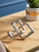 Next Fifty Five South Silver Kensington Townhouse Sculpture Home Decoration 8cm- Buy online at McGrocer