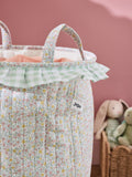 Jojo Maman Bébé quilted floral laundry basket 55cm (British brand)