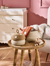 Next Jojo Maman Bébé Set of 2 Natural Toadstool Woven Rope Storage Baskets- Buy online at McGrocer