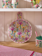 Next Lucy Tiffney Pink Yellow Wiggle Platter Board Ceramic Platter- Buy online at McGrocer