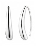 Lauren Ralph Lauren silver tone threader earrings 25cm - British product