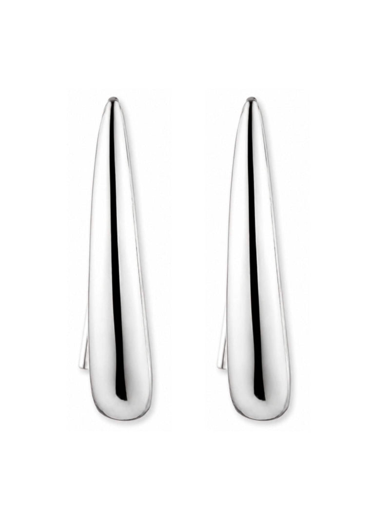 Lauren Ralph Lauren silver tone threader earrings 25cm - British product