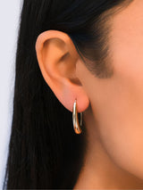 Next Lauren Ralph Lauren Gold Sculpted Threader Earrings- Buy online at McGrocer