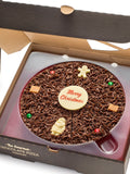 The Gourmet Chocolate Pizza Co Christmas Chocolate Pizza 7 Inch (British brand)