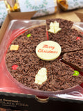 The Gourmet Chocolate Pizza Co Christmas Chocolate Pizza 7 Inch (British brand)