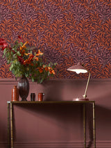 Next William Morris At Home Plum Willow Bough Wallpaper Sample A4- Buy online at McGrocer