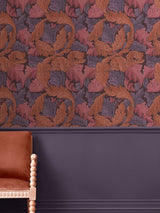 Next William Morris At Home Plum Acanthus A4 Wallpaper Sample- Buy online at McGrocer