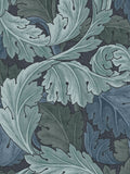 William Morris Blue Acanthus wallpaper sample A4 - British product