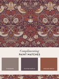 William Morris Strawberry Thief A4 wallpaper sample - British product