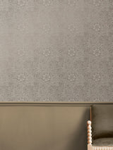 Next William Morris At Home Marigold Fibrous Neutral Wallpaper Sample A4- Buy online at McGrocer